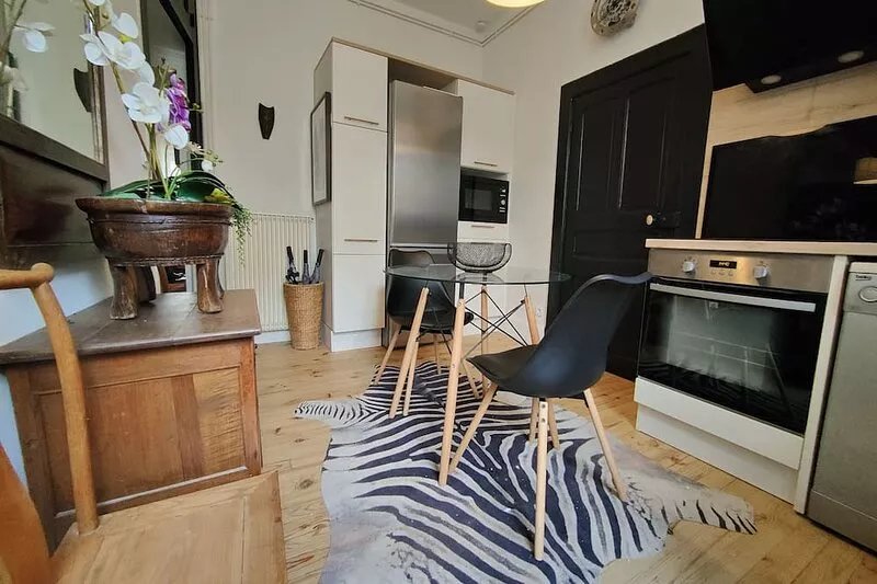 Historic Heart of Cahors!Elegant yet Cozy large 2 large bedroom apartment!