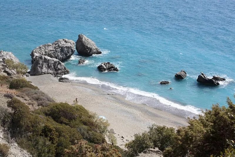 Dreamlike view of landscape and sea - holiday home Keratokampos, Crete