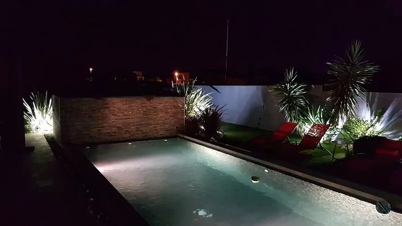 Superb new contemporary villa with private pool 400 m from the sea