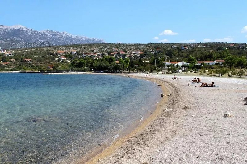 Studio flat with terrace Rovanjska, Paklenica (AS-6209-a)