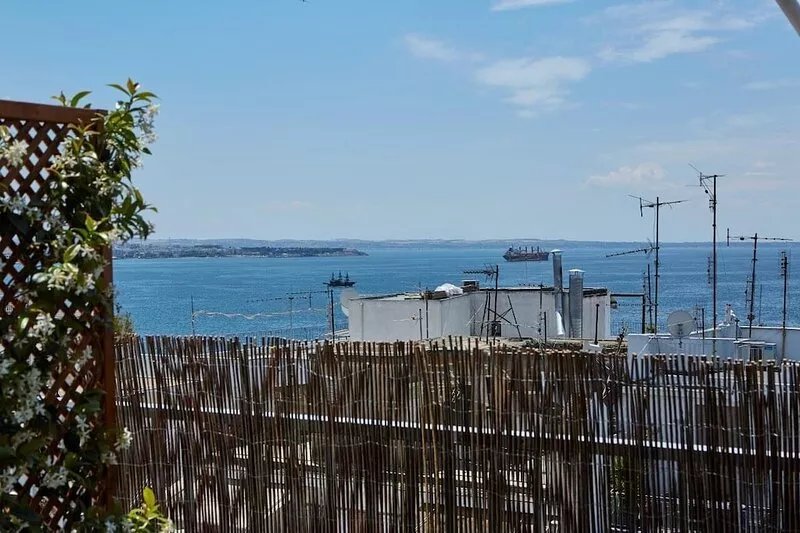 centrally located  loft with  an amazing view of the city of Thessaloniki.