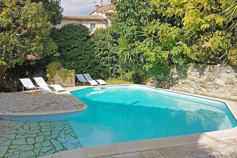 Manor House with private walled garden and pool
