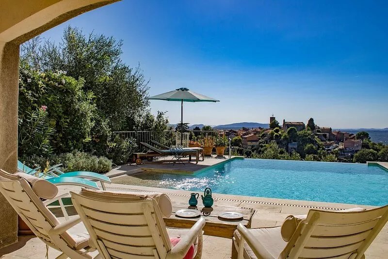 Dream villa (150m²) / 3 bedrooms / Panoramic view, Heated pool in season