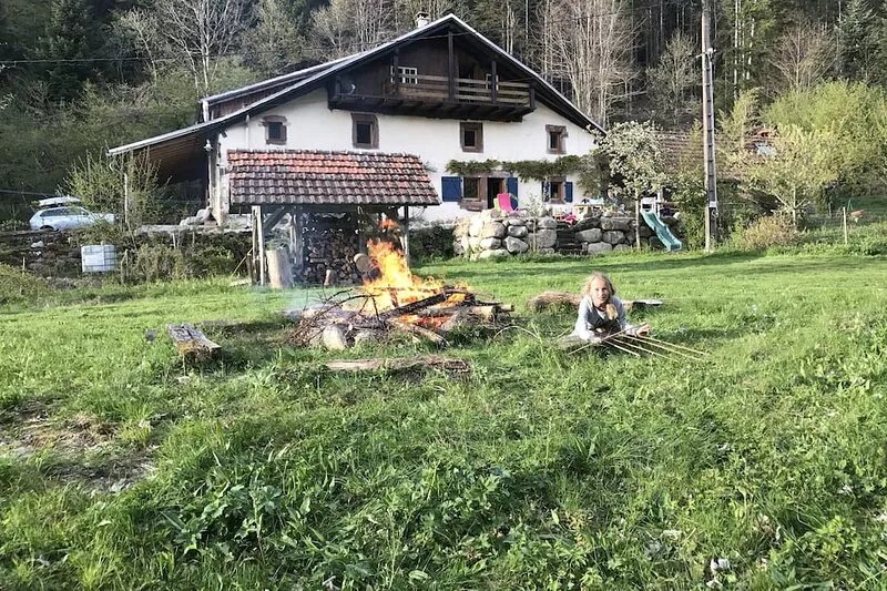 Very spacious farmhouse completely free located large sunny terrace, sauna and
