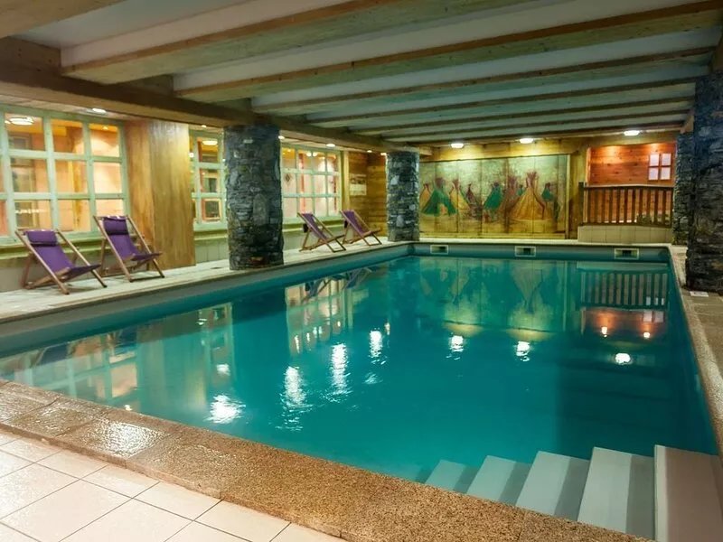 ARC 1800 - CHANTEL, res 4* ROSELEND with swimming pool - skis on, appt 6 pers
