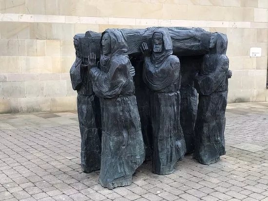 Twin Statues of St Cuthbert