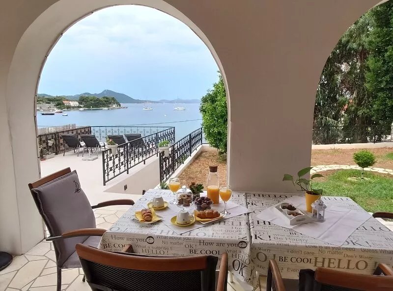 House with sea view on a peaceful island