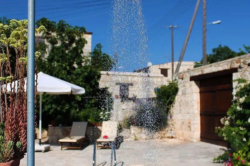 Traditional Stone Built Holiday Villa in Walled Courtyard with Private Pool