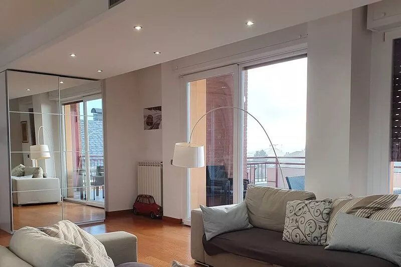 Penthouse 2 levels with panoramic view from 2 terraces.  Very close to Malpensa.