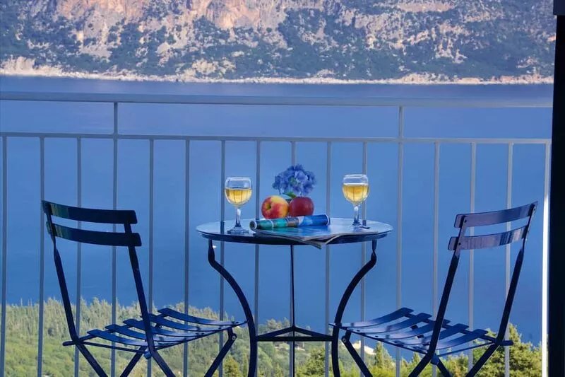 Luxury Villa with Breathtaking Sea Views, Private Pool, Near Fiskardo Bay
