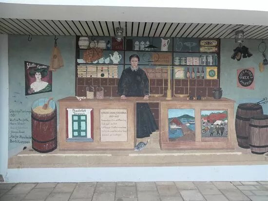 Muralmalningen ''Handelsman Johanna''