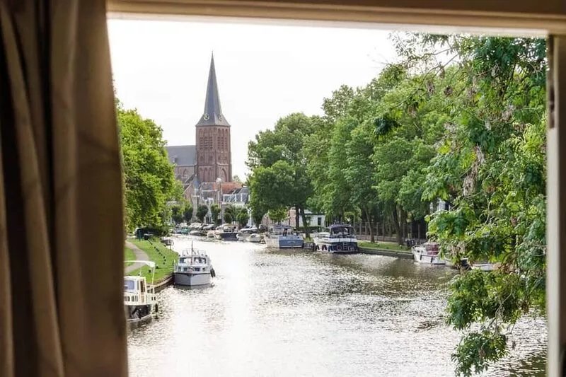 Historical house on river Vecht