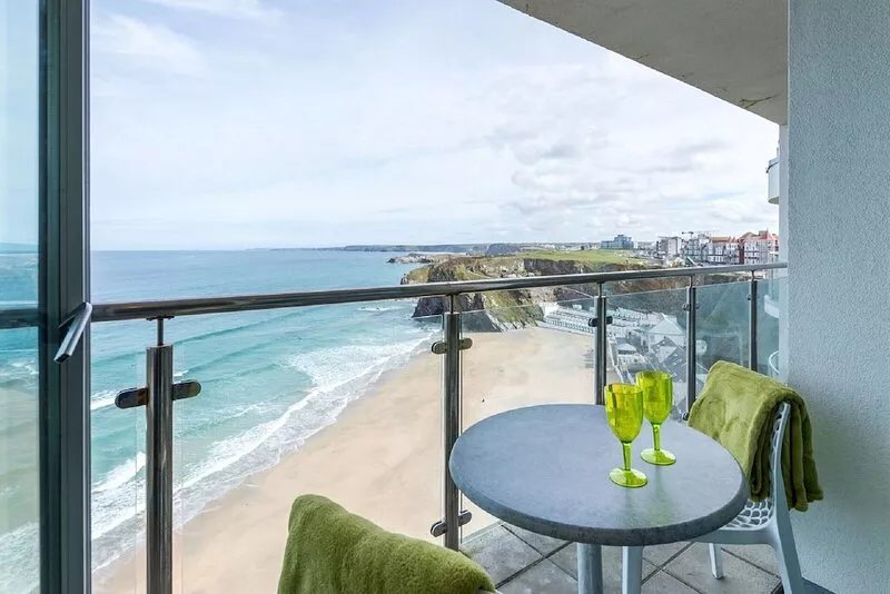 Stunning cliff top apartment with breathtaking "WOW" sea views overlooking