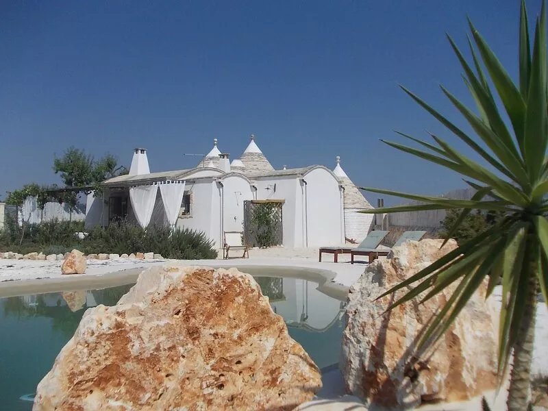 Charming and romantic XIX century stone trulli with pool