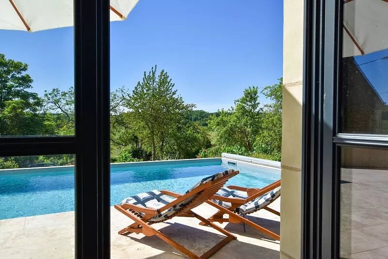 Holiday home near Thizay with private pool