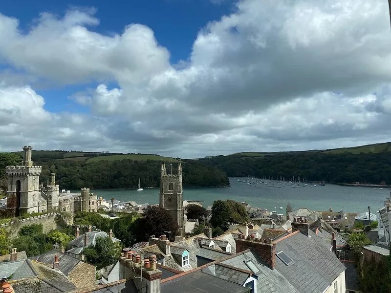 Fimbarr's Reach,  a beautiful Fowey villa house with far reaching river views