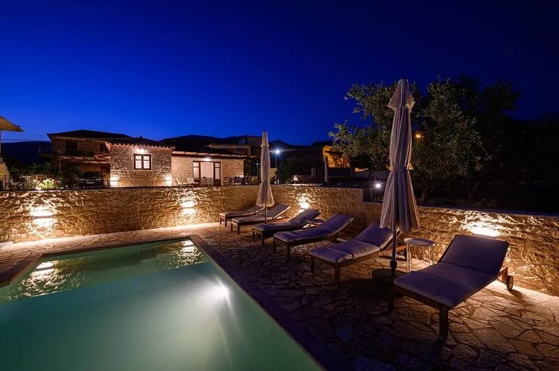 Romantic new luxury villa  in Kardamyli Messinias