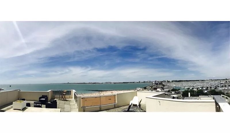 Appart sea view panoramic terrace at 20m beach Les Minimes