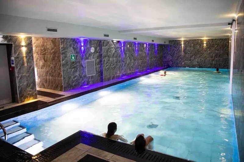 Free access to gym and pool (health club)