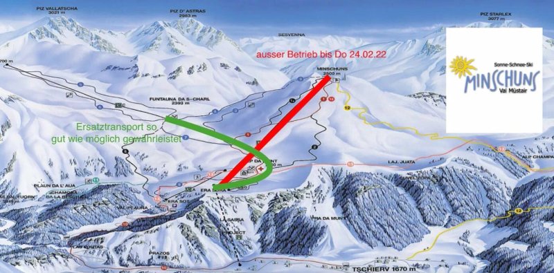 Wintersportgebiet Mischuns