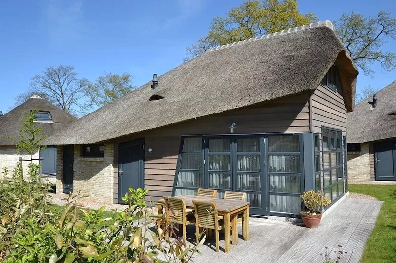 Luxurious, thatched cottage at the Schoorl dune area