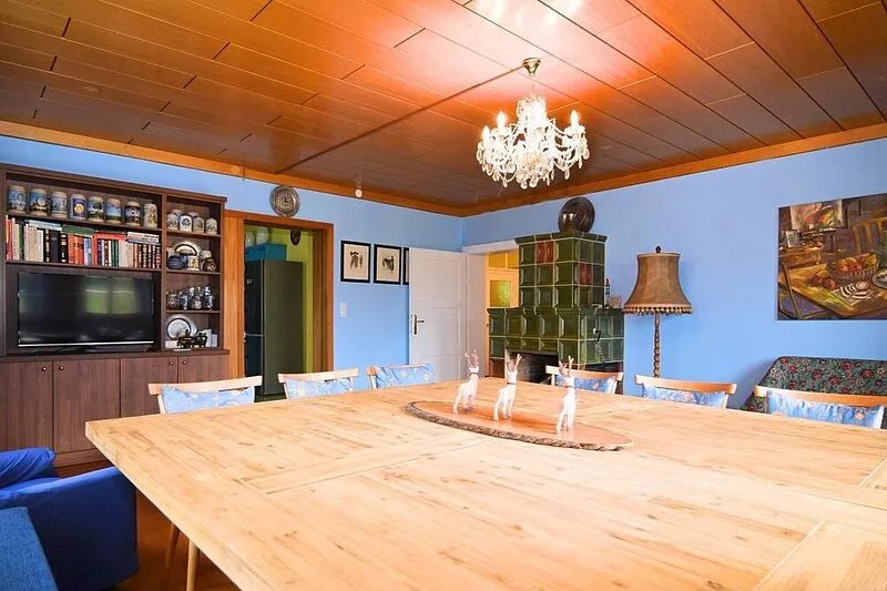 Group house in the Bavarian Forest with wine cellar, fireplace and a unique view