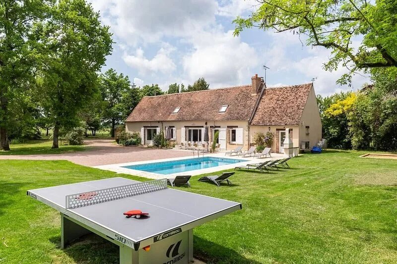 So Villa Ramènerie (45) - Heated swimming pool - Basketball - 1h30 Paris - 26p.