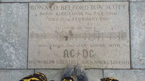 Bon Scott Plaque