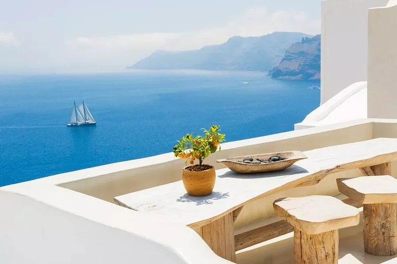 Mesmerizing Santorini Villa | Als Mansion | 3 Bedrooms | Beautiful Sea & Sunset