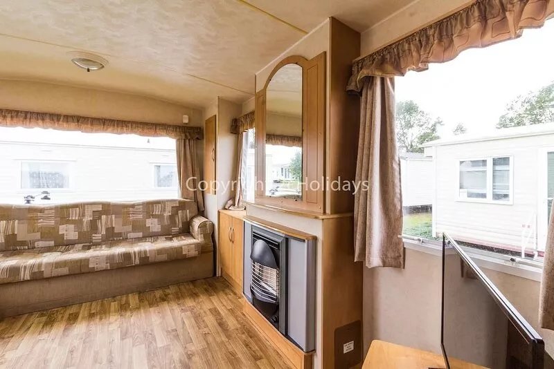 8 berth caravan at California Cliffs Holiday Park in Norfolk ref 50007D