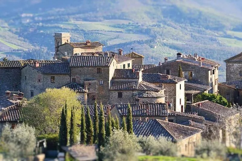 Beautiful historic Villa on organic olive farm, with pool & sunset views