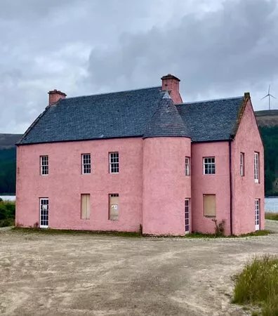 Loch Glass Pink House