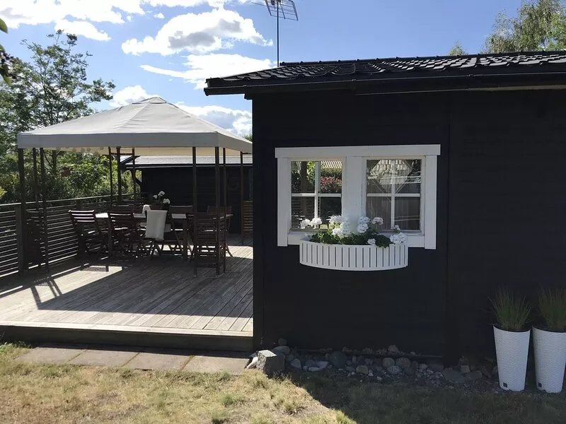 Cozy cottage 100m from the sea and nice beach