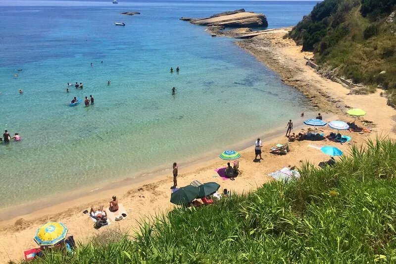 Bungalow Kefalonia Greece: cute 2 bedroom bungalows by Spartia beach, veranda