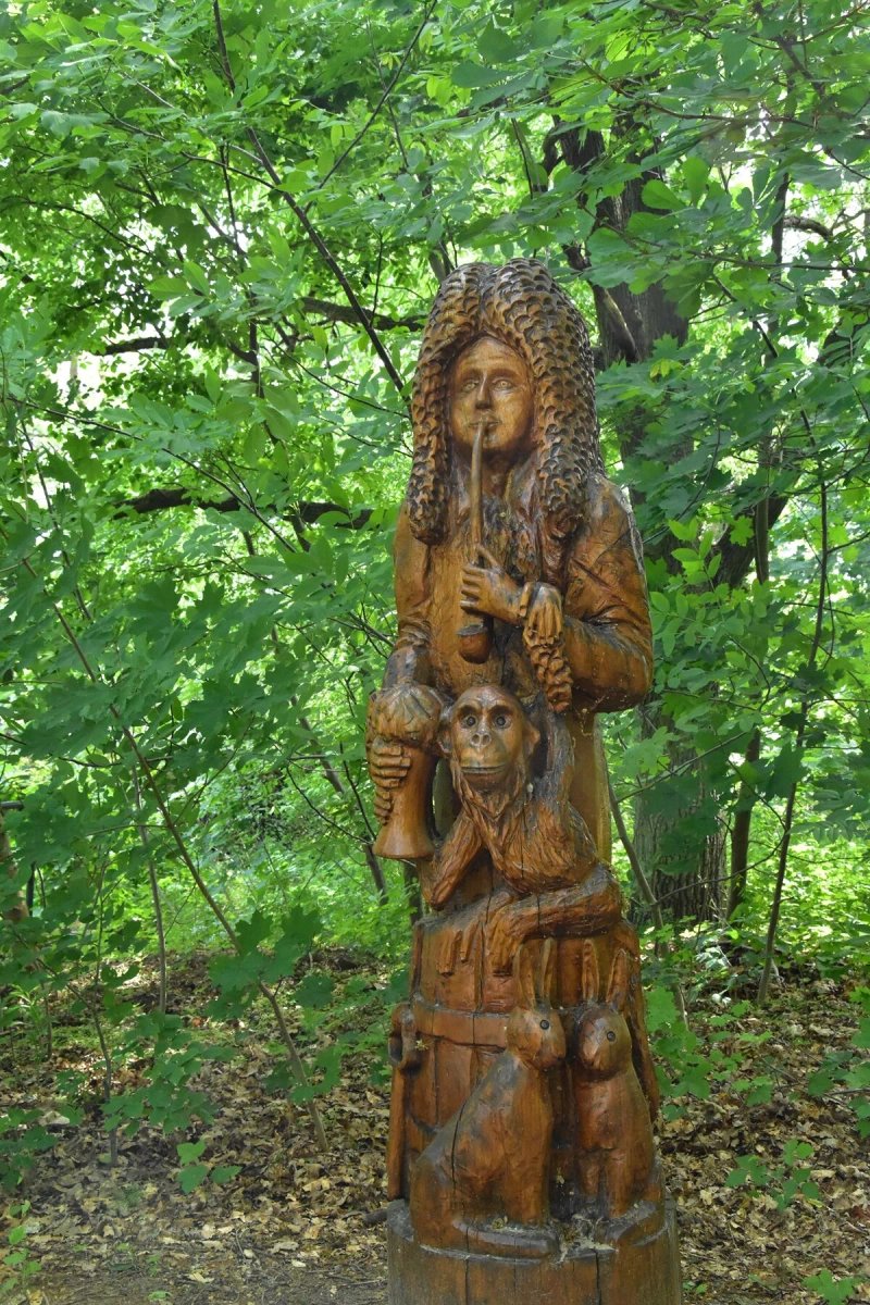 Holzskulptur Gundling