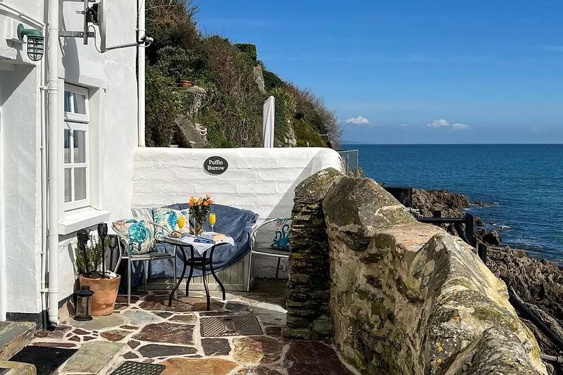 Puffin Burrow, a beautiful historic couples retreat at the bays edge.