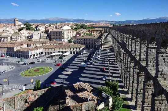 Old city and Aqueduct of Segovia