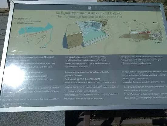 La Fuente Monumental del Cerro Calvario