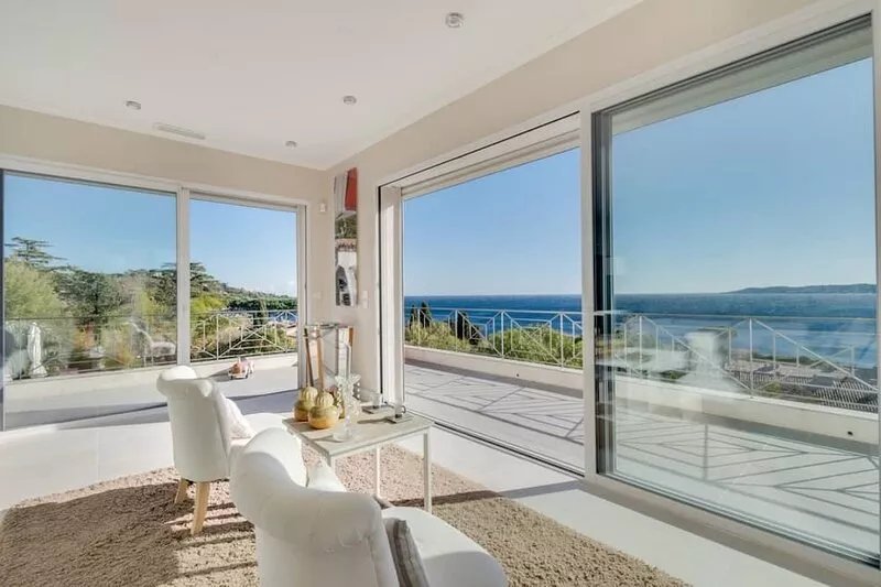 Dream villa Primerose, breathtaking sea view, airco,  heated pool, sea 300m.