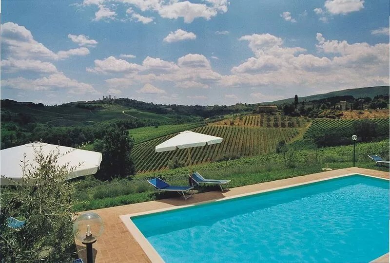 Casa Pozzo, surrounded by greenery, just a few km from San Gimignano, ideal for