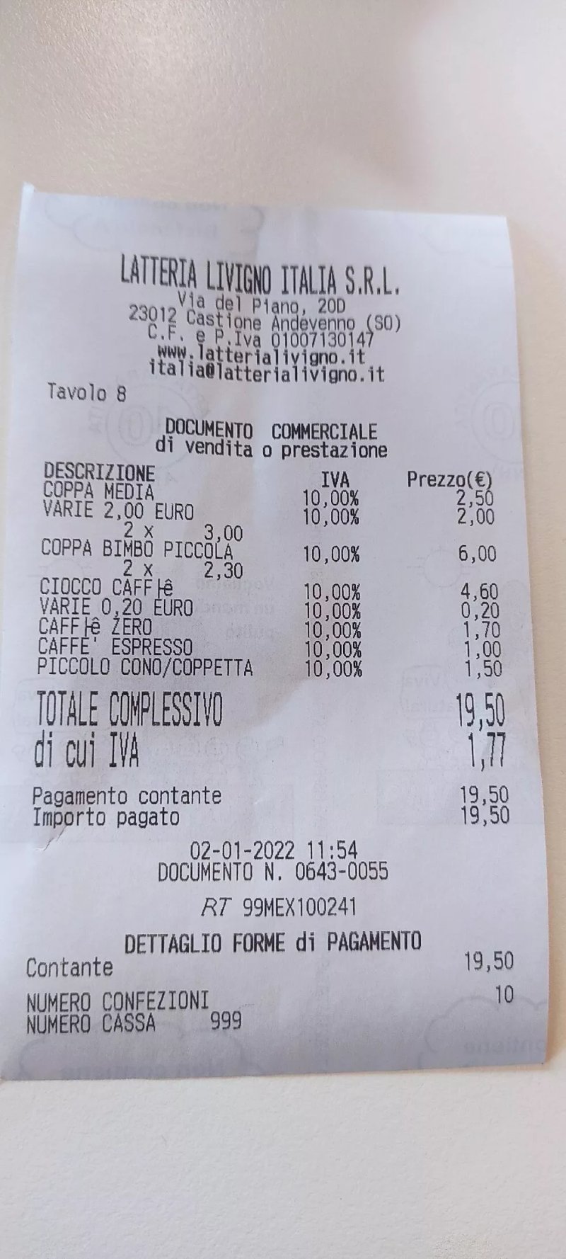 Latteria Livigno Italia