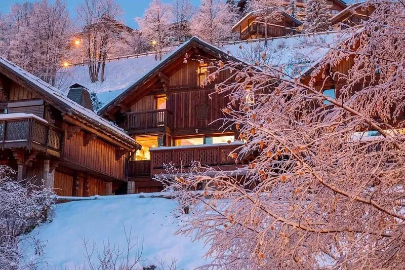 Chalet Clearmount hot tub and sauna in Meribel Centre