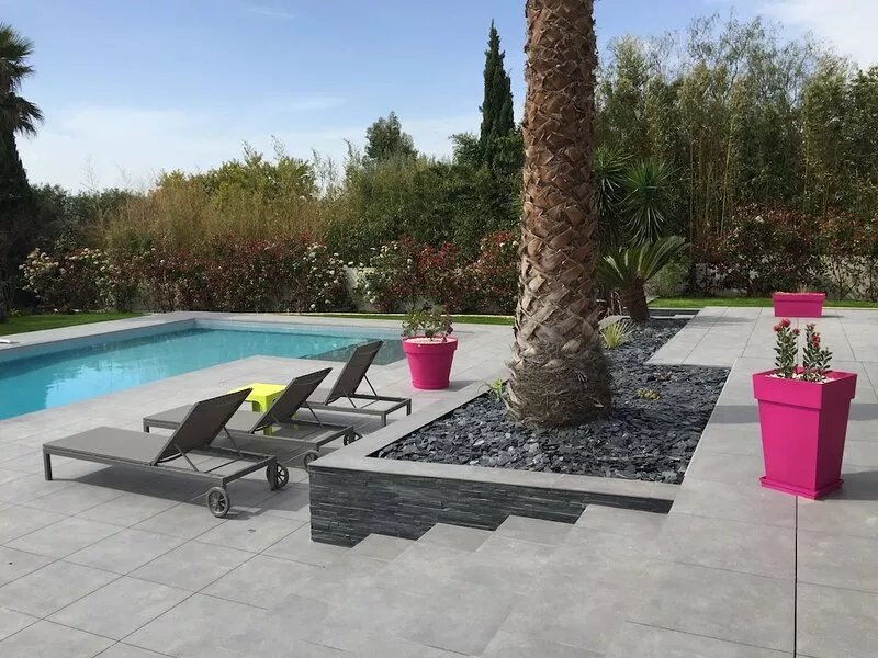 VILLA CONTEMPORAINE private pool 5* tourist residence close to beaches