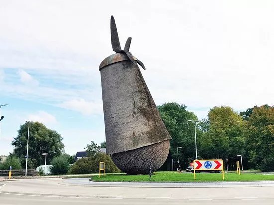 Molen met vlinder door Herman Makkink