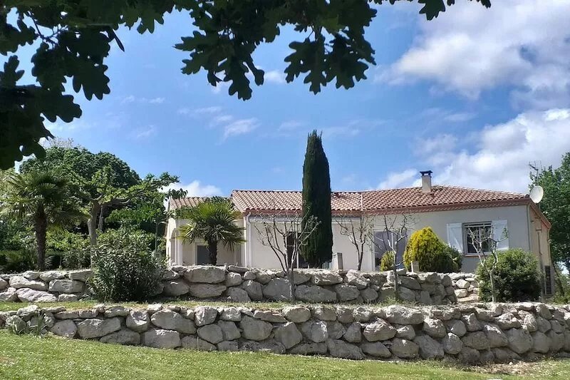House with swimming pool and remarkable panorama