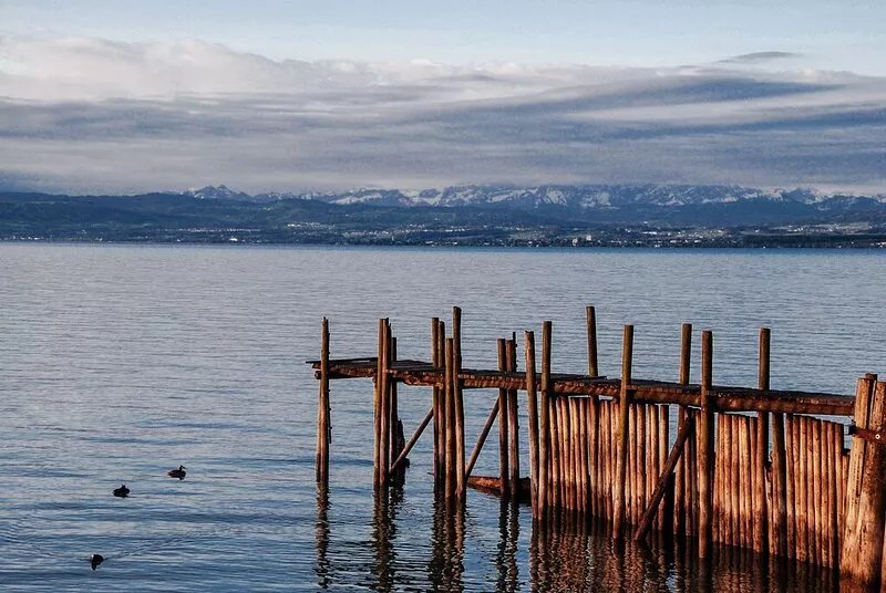 Vacation apartment with three rooms and a view of Lake Constance