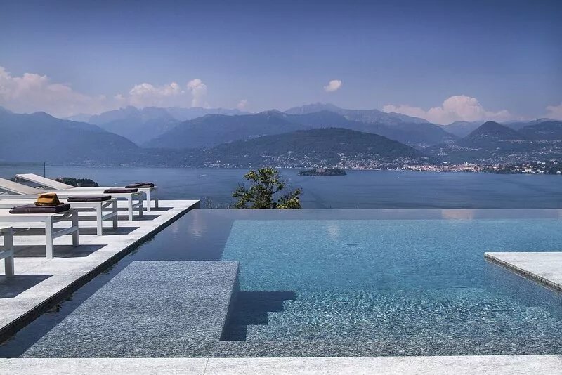 Modern Designer Villa With Pool And Magnificent Lake Views! - Villa Camilla