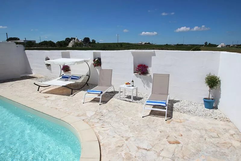 Trullo Il Grano, private pool, romantic and charming with aircon
