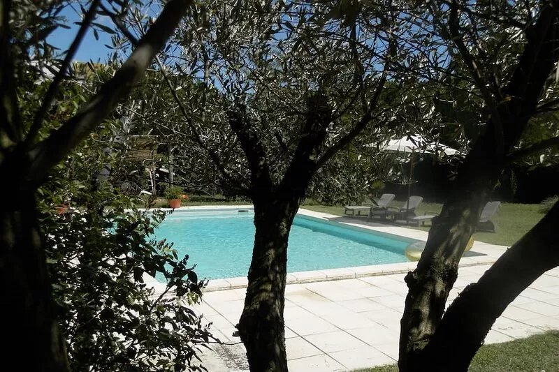 Large charming studio of 45m2 with swimming pool in a wooded park of 5000m2