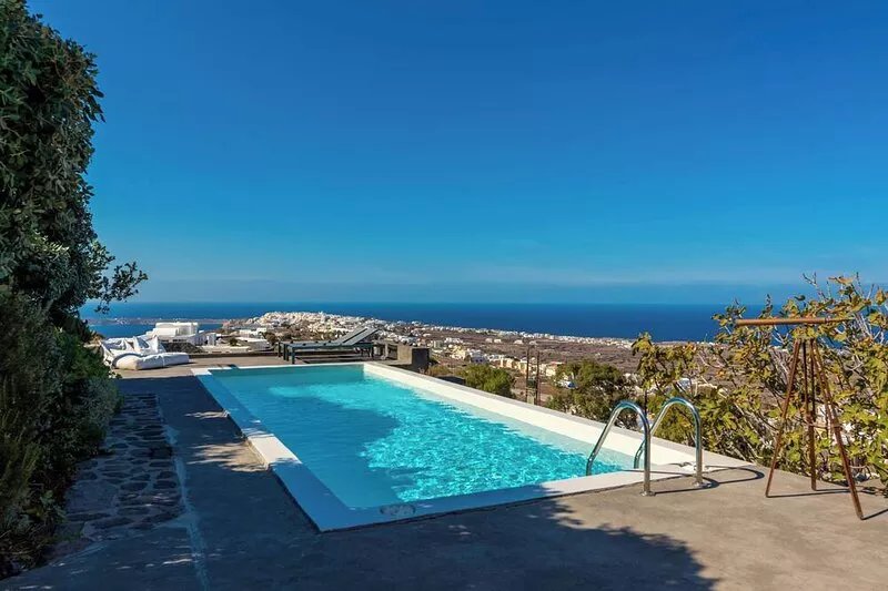 270 Oia's View House I, Private Swimming Pool, outdoor Hot Tub, Sunset View